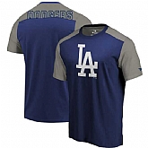 Los Angeles Dodgers Fanatics Branded Big & Tall Iconic T-Shirt - Royal Gray,baseball caps,new era cap wholesale,wholesale hats